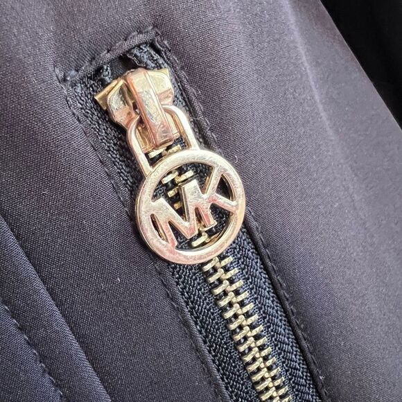 Michael Michael Kors black hooded trench coat size small - Picture 11 of 12